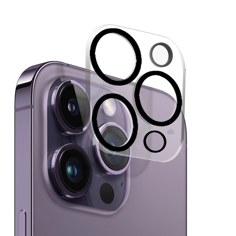 NORTHJO til iPhone 14 Pro/14 Pro Max Anti-ridse hærdet glas bagerste linsefilm (til telefonetui med stort linseudskæring) NORTHJO til iPhone 14 Pro/14 Pro Max Anti-ridse hærdet glas bagerste linsefilm (til telefonetui med stort linseudskæring)